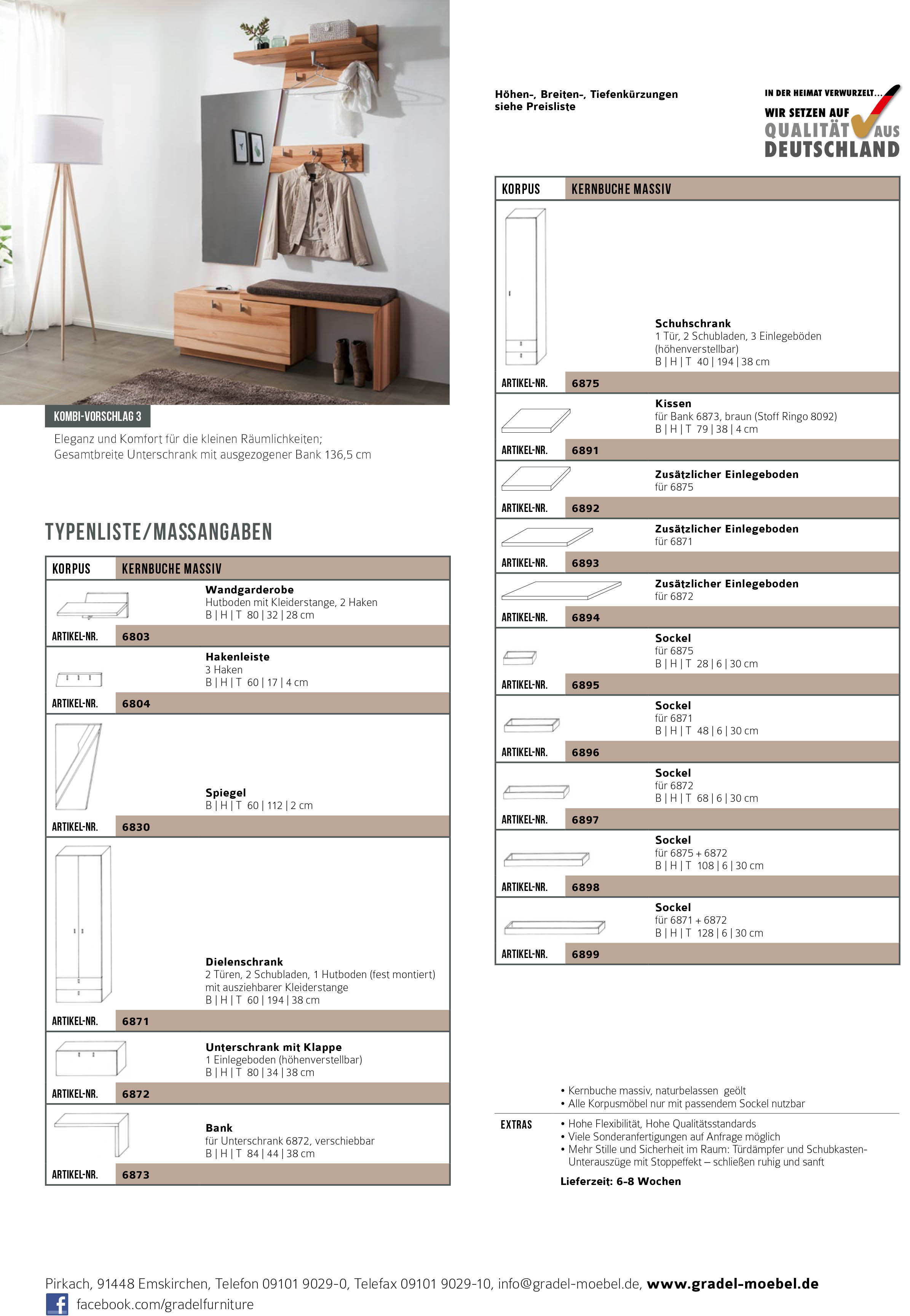 Typenplan Viale
