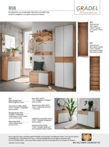 Gradel Möbel Garderobe Riva